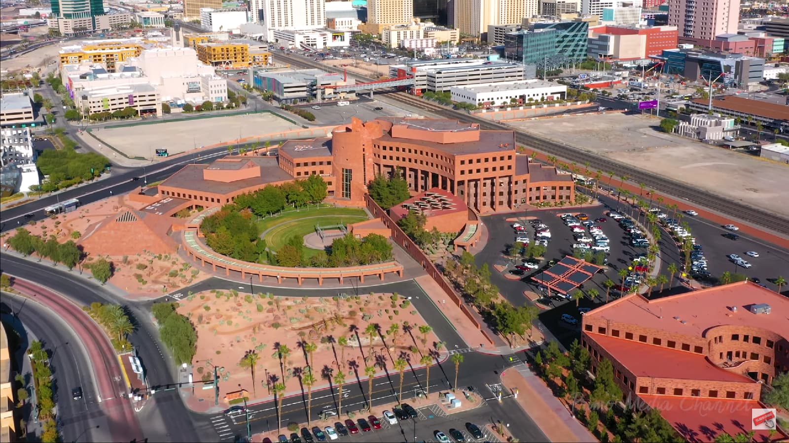 Bird view of Las Vegas