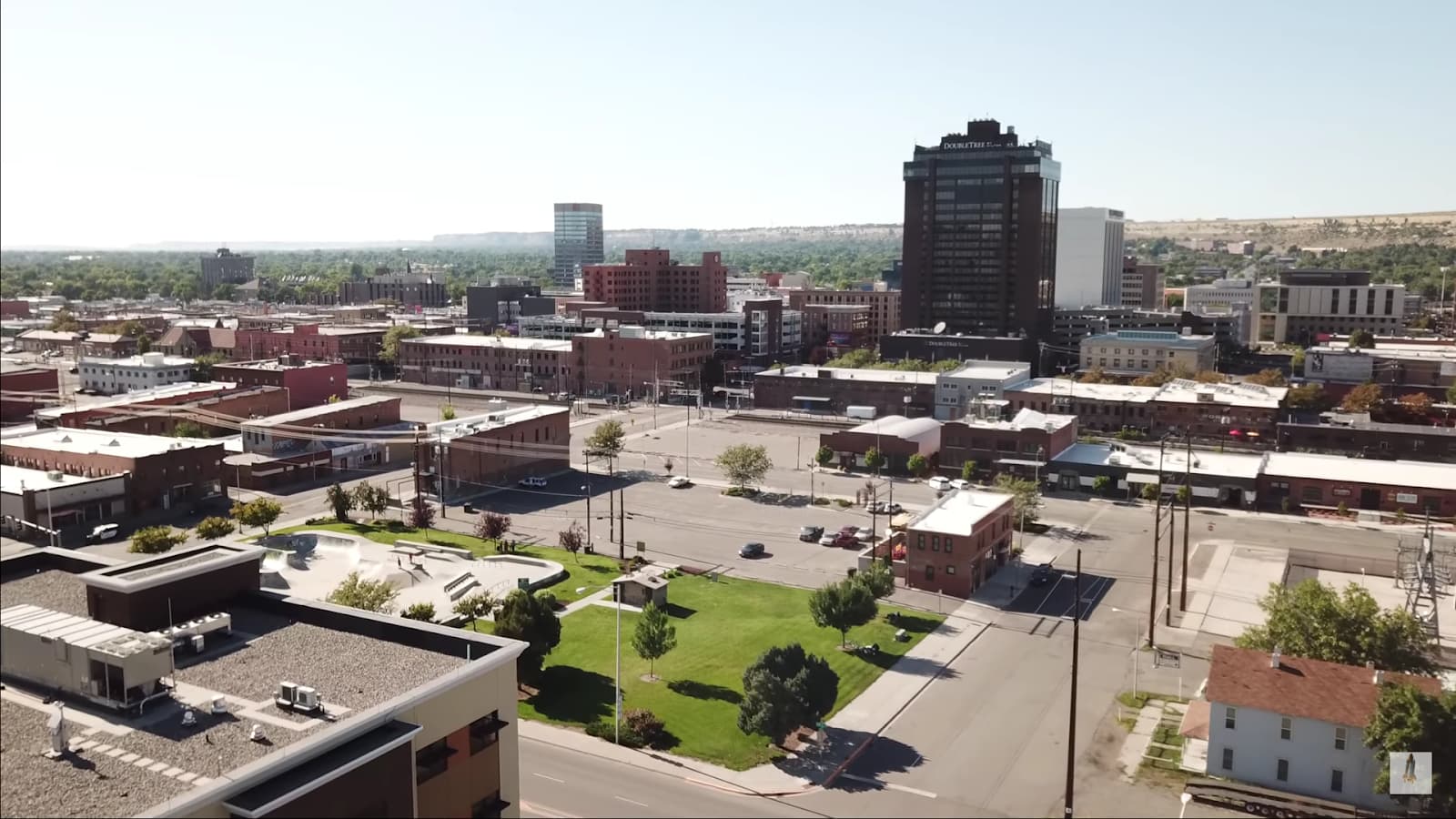 Bird view of Billings