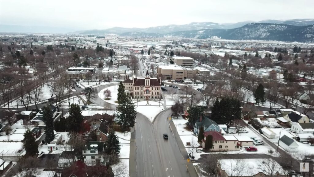 Bird view of Kalispell
